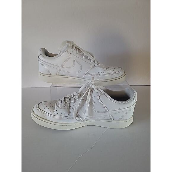 Nike WMS 7 Court Vision Low White Casual Shoes Sneakers Athleisure - Picture 3 of 12